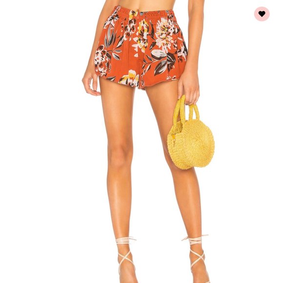 BNWOT - Tularosa Floral Smocked Waist Short MD - Picture 1 of 9